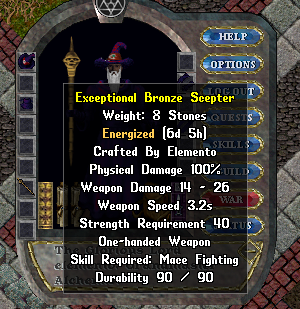 Bronze energizado