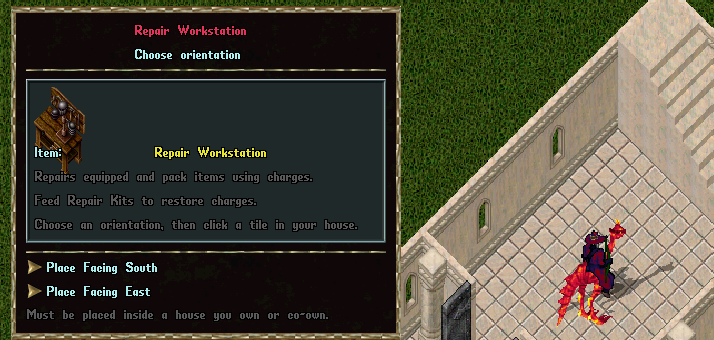 Repair Workstation Placement