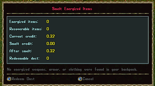 Yield do smelt de energizados