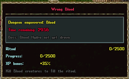 Wrong Blood Timer