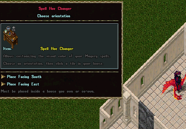 Placement do Spell Hue Changer